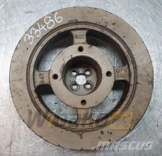John Deere 6068TF275 Vibration damper / Dämpfer / Tłumik drg محركات