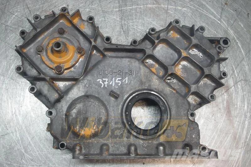 Komatsu S6D105-1 6136-21-3111 Timing gear housing / Steuer Engines