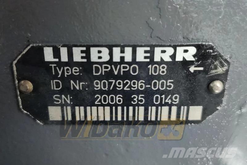 Liebherr DPVPO 108 9079296-005 Hydraulic pump / Hydraulikpu Hidraulice