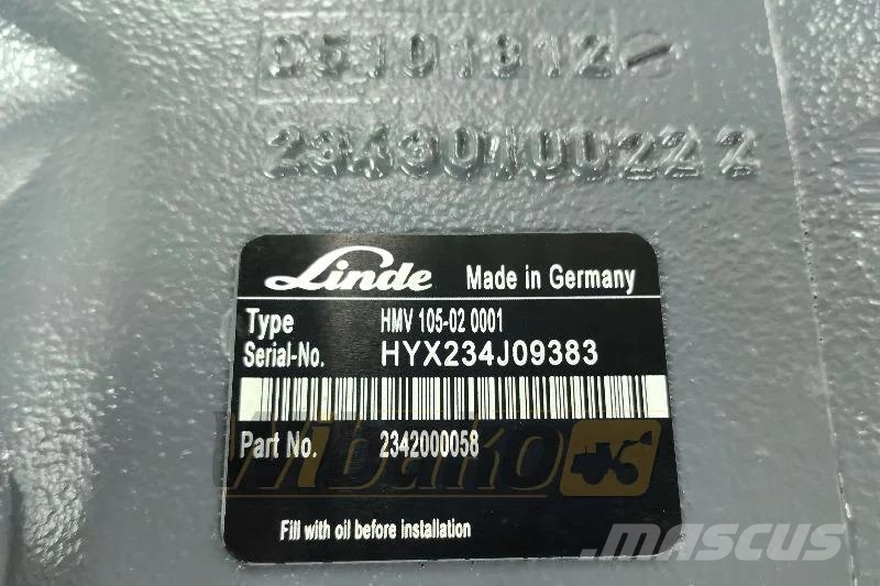 Linde HMV105-02 2342000058 Hydraulic motor / Hydromotor  Hydraulics