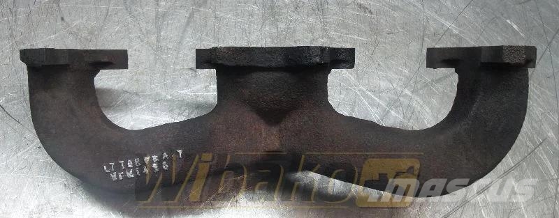 Perkins 500 Exhaust manifold / Abgaskrümmer / Kolektor wy Motores