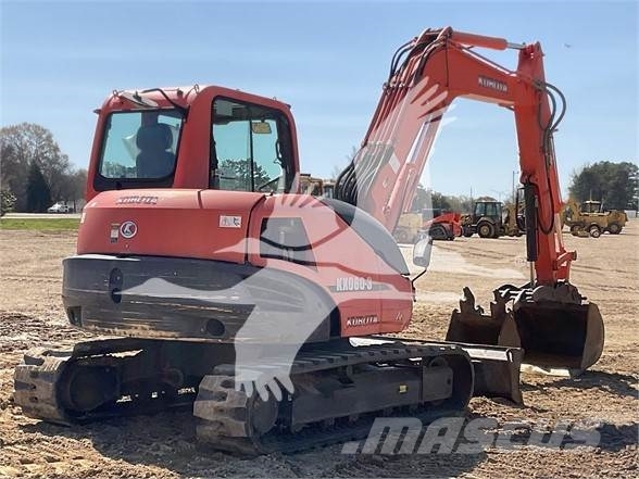 Kubota KX080-3 Roomikekskavaatorid