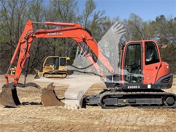Kubota KX080-3 Roomikekskavaatorid