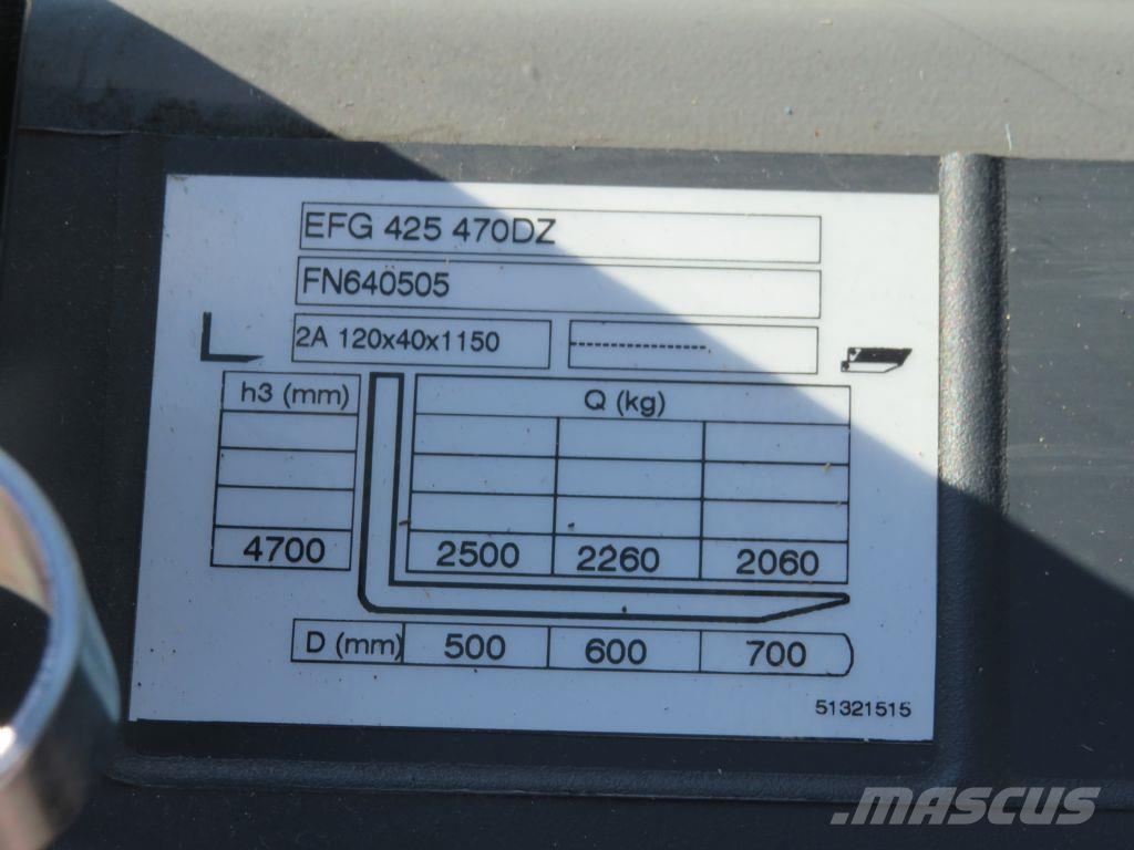 Jungheinrich EFG 425 전동 지게차