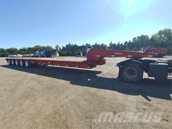 Nuttall 5 AXLE نصف مقطورات مقطورة 