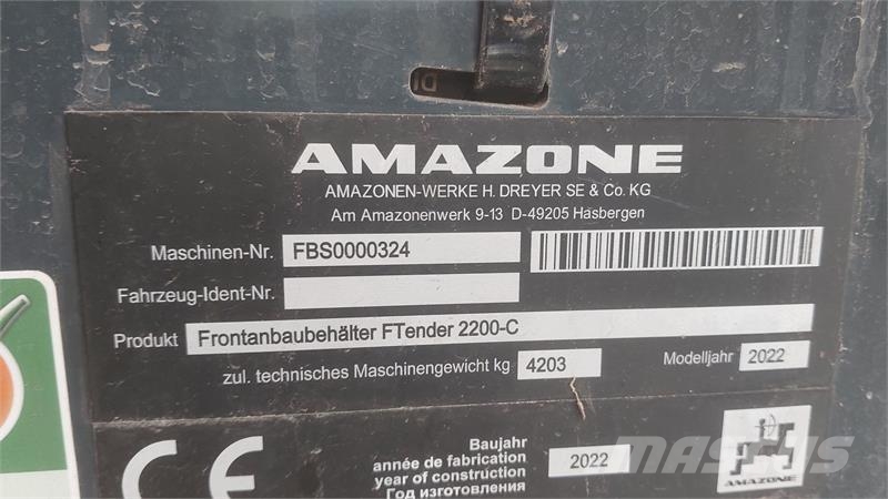Amazone AVANT 6M, KG 6002-2 m. Amazone GreenDrill 501, ser Brány