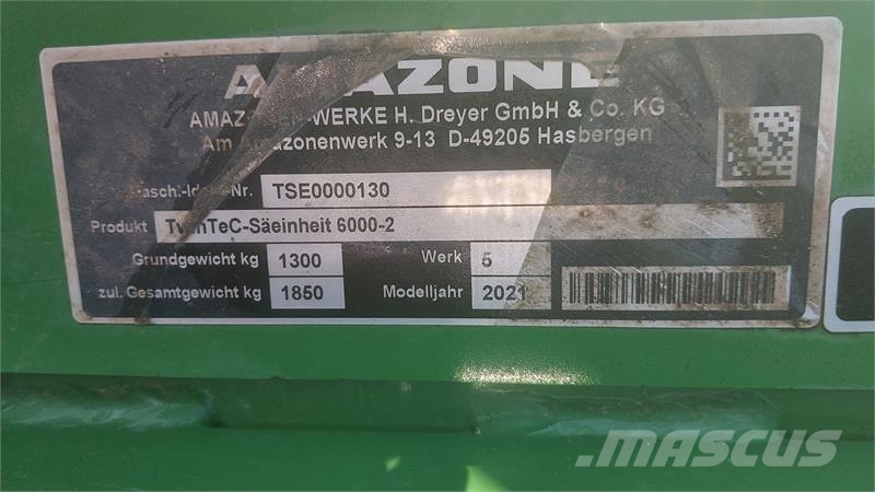 Amazone AVANT 6M, KG 6002-2 m. Amazone GreenDrill 501, ser Brány