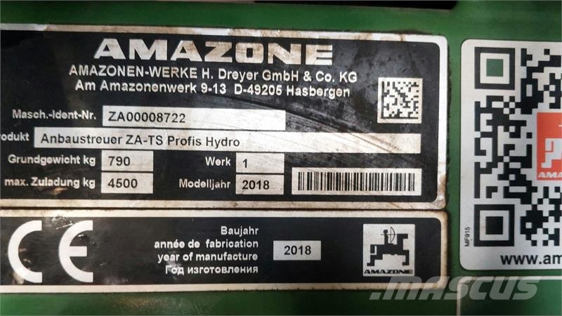 Amazone ZA-TS 4200 Trágyaszóró