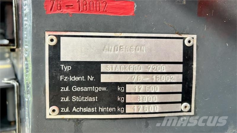 Anderson Stackpro 7200 Stackpro 7200 Remolques para pacas