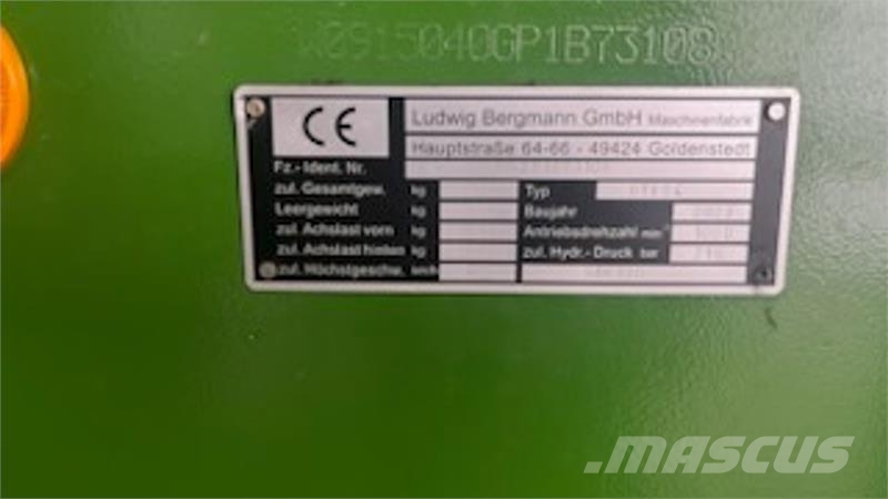 Bergmann GTW 330 Sneglevogn ملقمات خلاط