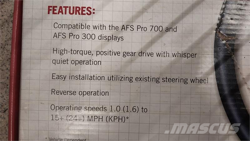 Case IH El-ret til 700 display + AG372 antenne النظام العالمي لتحديد المواقع GPS