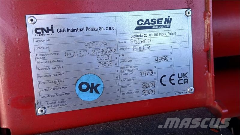 Case IH RB 466 HD PRO 圓型牧草打包機