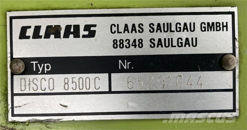 CLAAS DISCO 3000C & DISCO 8500C Riadkovacie žacie stroje