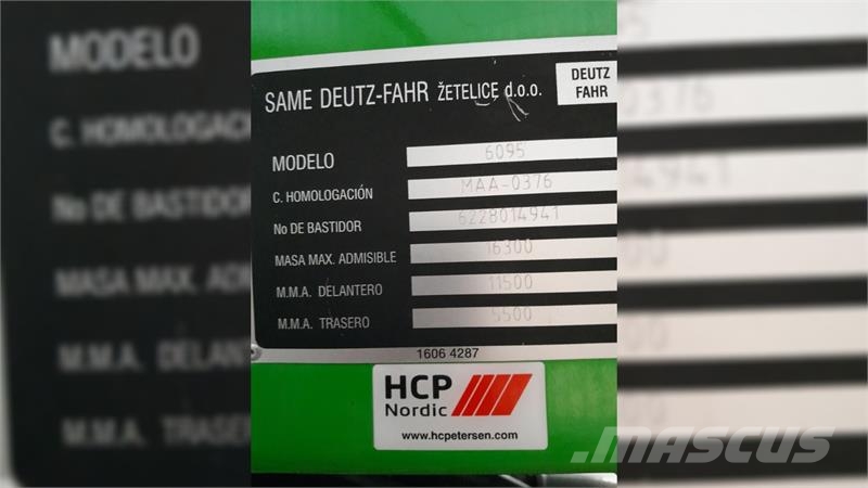 Deutz-Fahr 6095 HTS Cosechadoras combinadas