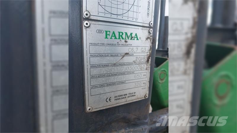 Farma T6,7-9F Erdészeti pótkocsik