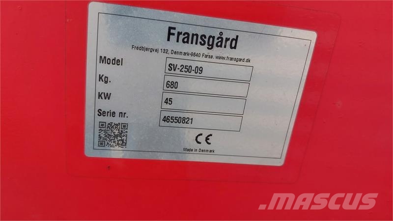 Fransgård SV-250-09 Ostale poljoprivredne mašine