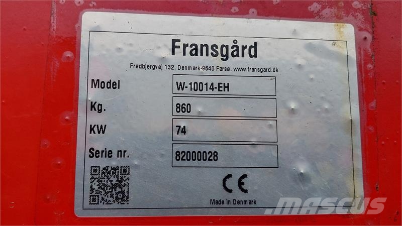 Fransgård W-10014-EH 10 tons skovspil Vitli