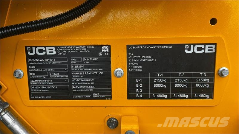 JCB 542-70 AGRI XTRA AgriXtra Manipuladores telescópicos