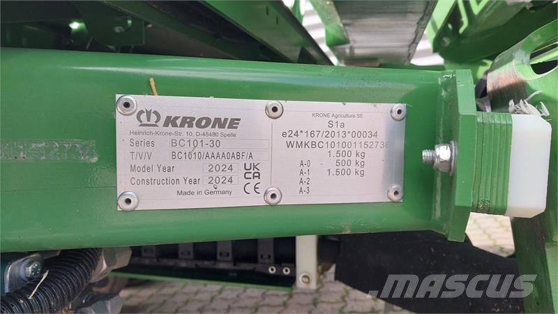 Krone Big Pack 1290 HDP II m. vogn Kanttipaalaimet