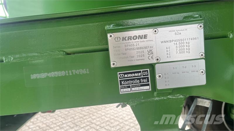 Krone BigPack 1290 HDP VC Kanttipaalaimet