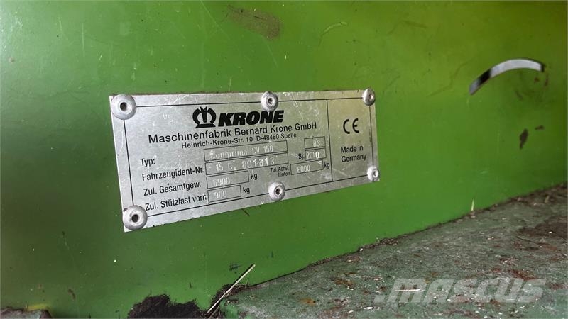 Krone COMPRIMA CV 150 XC M. indpakker Empacadoras circular