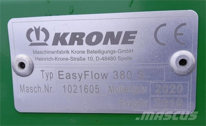 Krone EasyFlow 380S Šieno ir pašarų ruošimo mašinų priedai