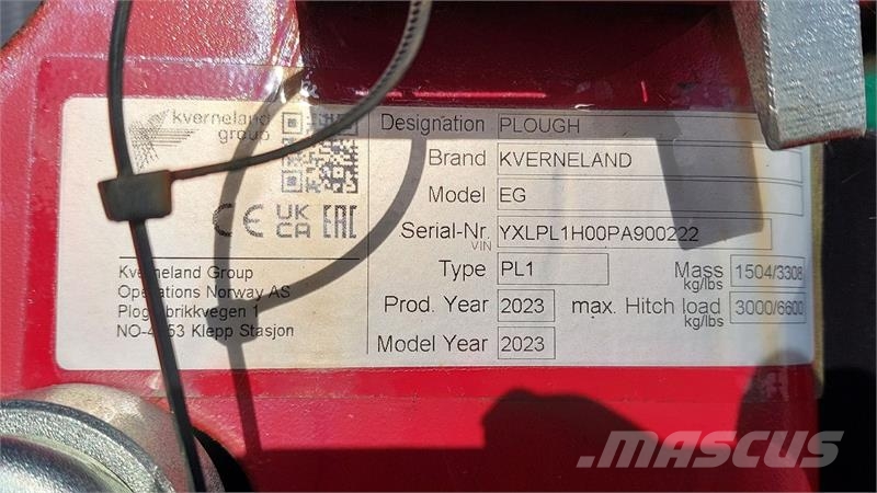 Kverneland EG-100/200-28 4 fure Aratri reversibili