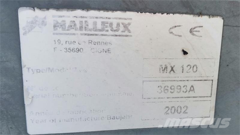 Mailleux MX 120 Frontlæssere og gravere
