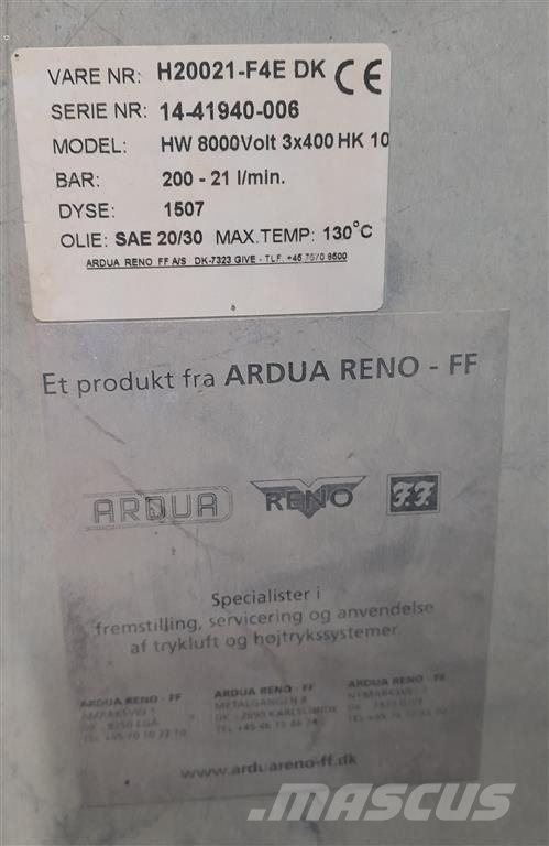Reno Hedvandsrenser Πλυστικά υψηλής πίεσης