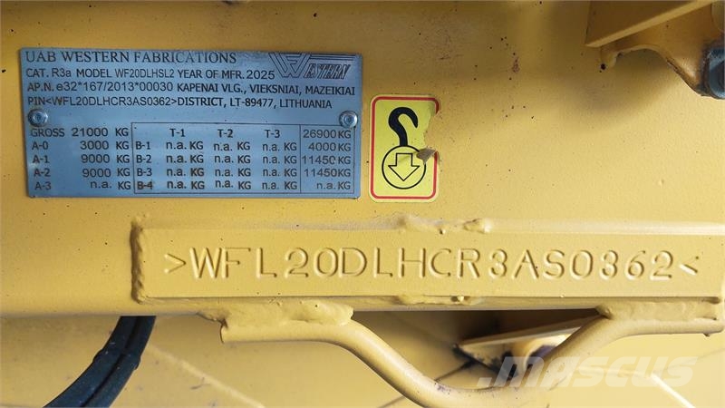 Western WF20DHSL2 20 tons معدات العناية بالأرض - غير ذلك