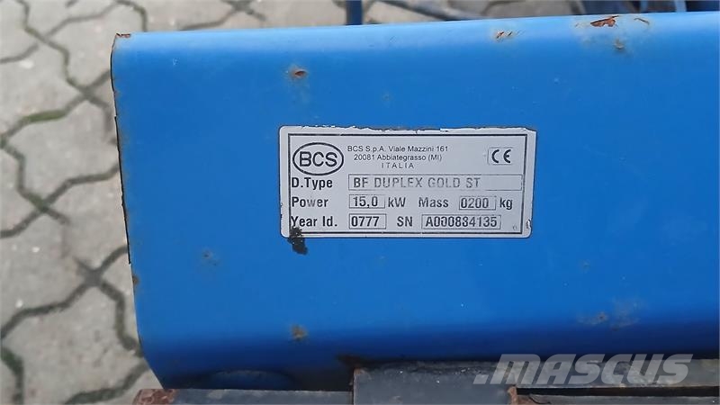 BCS 8fod fingerklipper Duplex Gold ST Sodo traktoriukai-vejapjovės