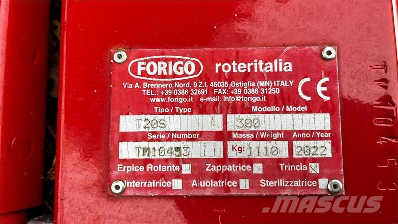 Forigo T20S-300 Demo maskine ركوب الحشائش