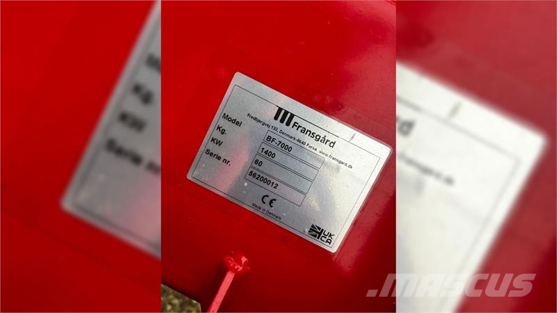 Fransgård BF-7000 Граблі і сінозворушувачі