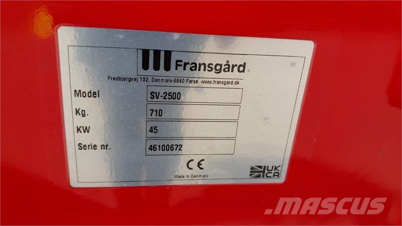 Fransgård SV-2500 Lauksaimniecība- Citi
