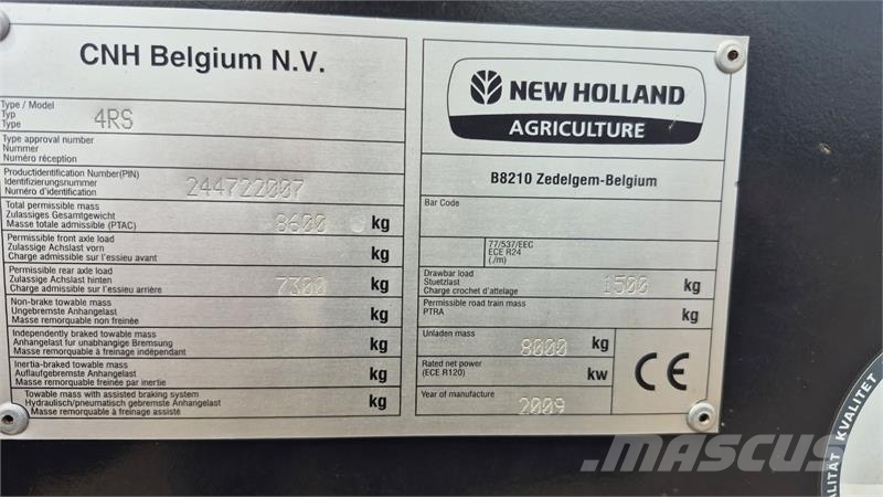 New Holland BB9060 Minibigballe med snitter Pressere til firkantede baller