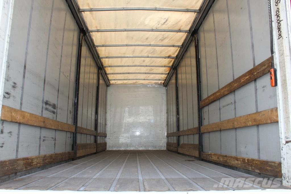 Daf CF 320 Plane Schlafkabine Klima LDW Edscha LBW Priekabos su tentu