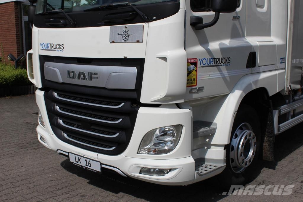 Daf CF 320 Plane Schlafkabine Klima LDW Edscha LBW Priekabos su tentu