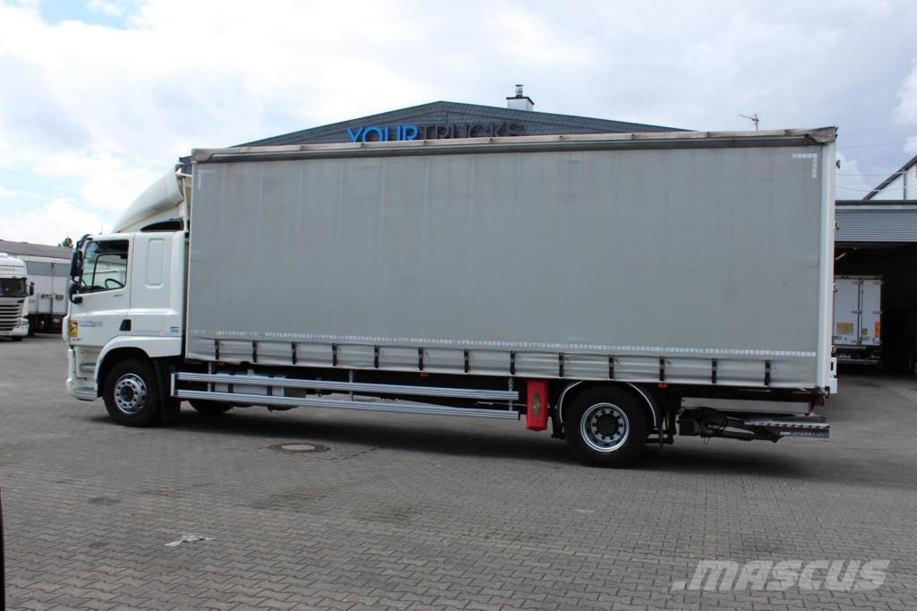 Daf CF 320 Plane Schlafkabine Klima LDW Edscha LBW Priekabos su tentu