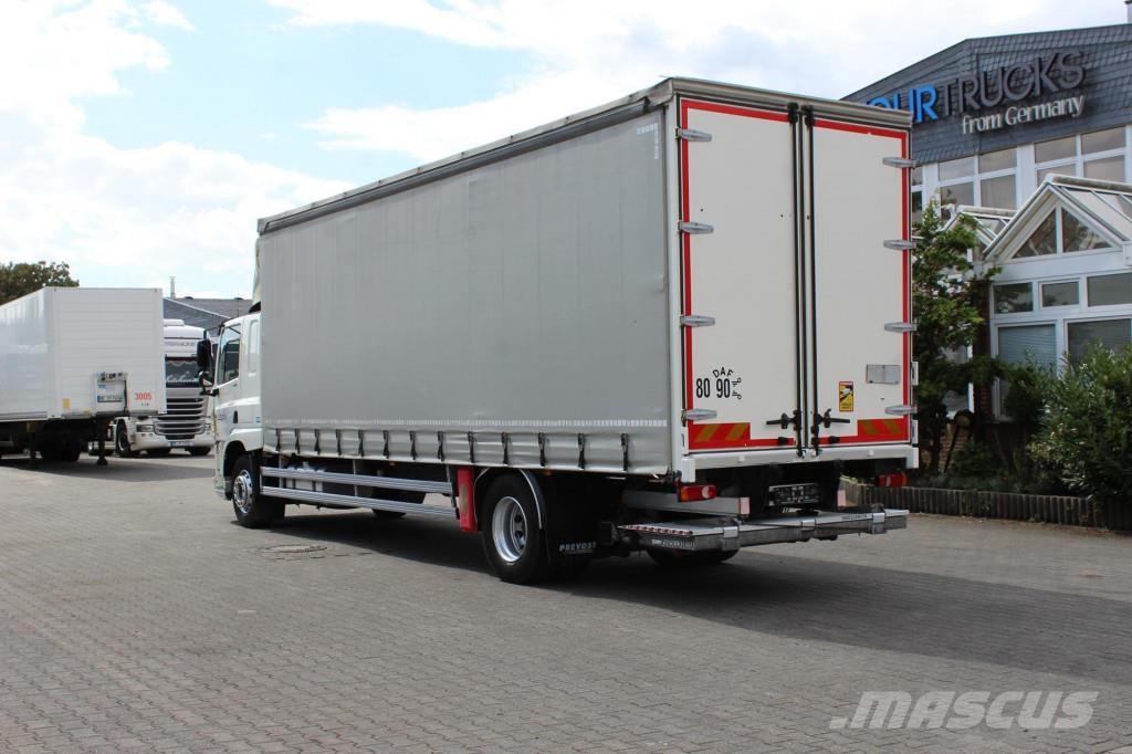 Daf CF 320 Plane Schlafkabine Klima LDW Edscha LBW Priekabos su tentu