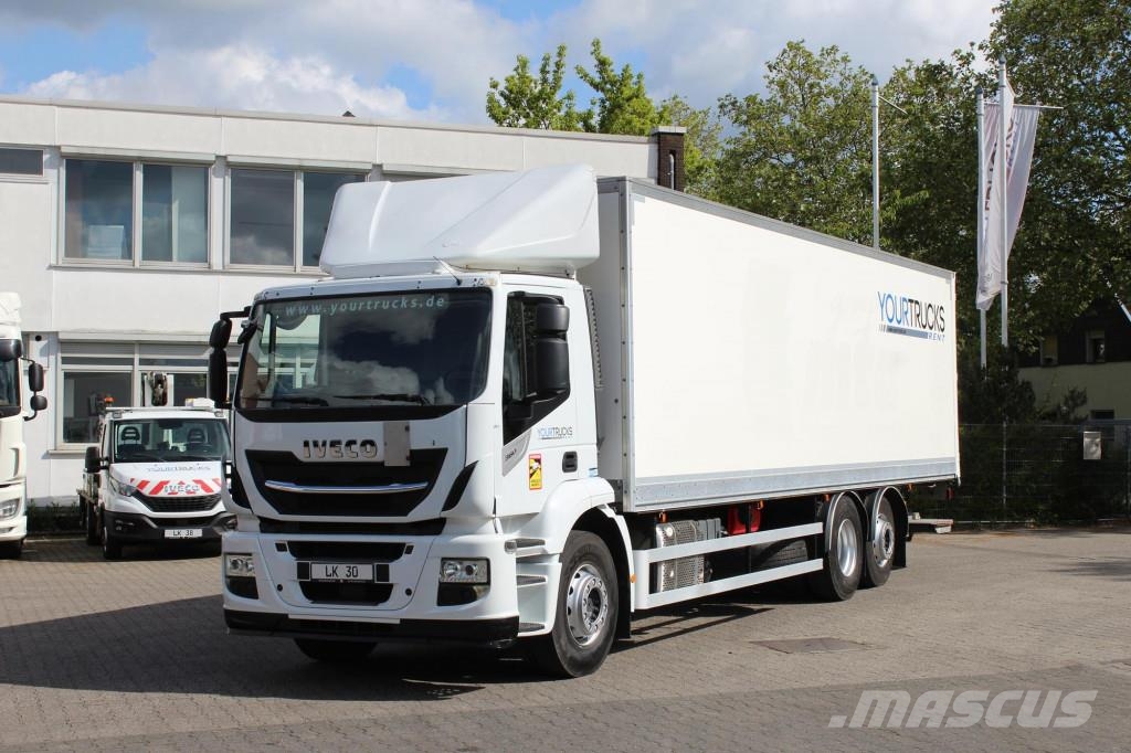 Iveco Stralis 360 E6 Koffer Liftachse Klima Camiones con caja de remolque