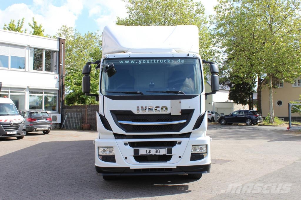 Iveco Stralis 360 E6 Koffer Liftachse Klima Camiones con caja de remolque