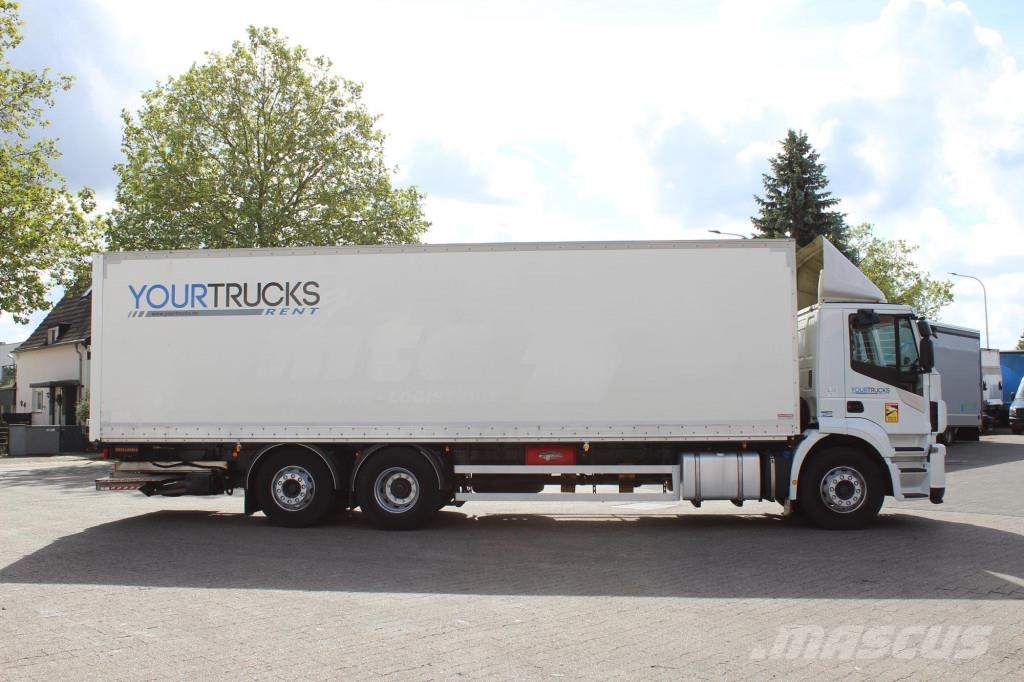 Iveco Stralis 360 E6 Koffer Liftachse Klima Camiones con caja de remolque