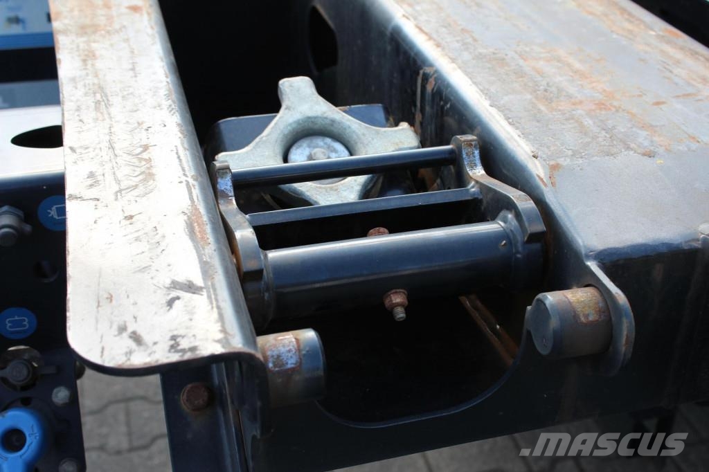 Kögel Multi Container Chassis Port 45 Triplex SAF نصف مقطورة مسطحة منخفضة