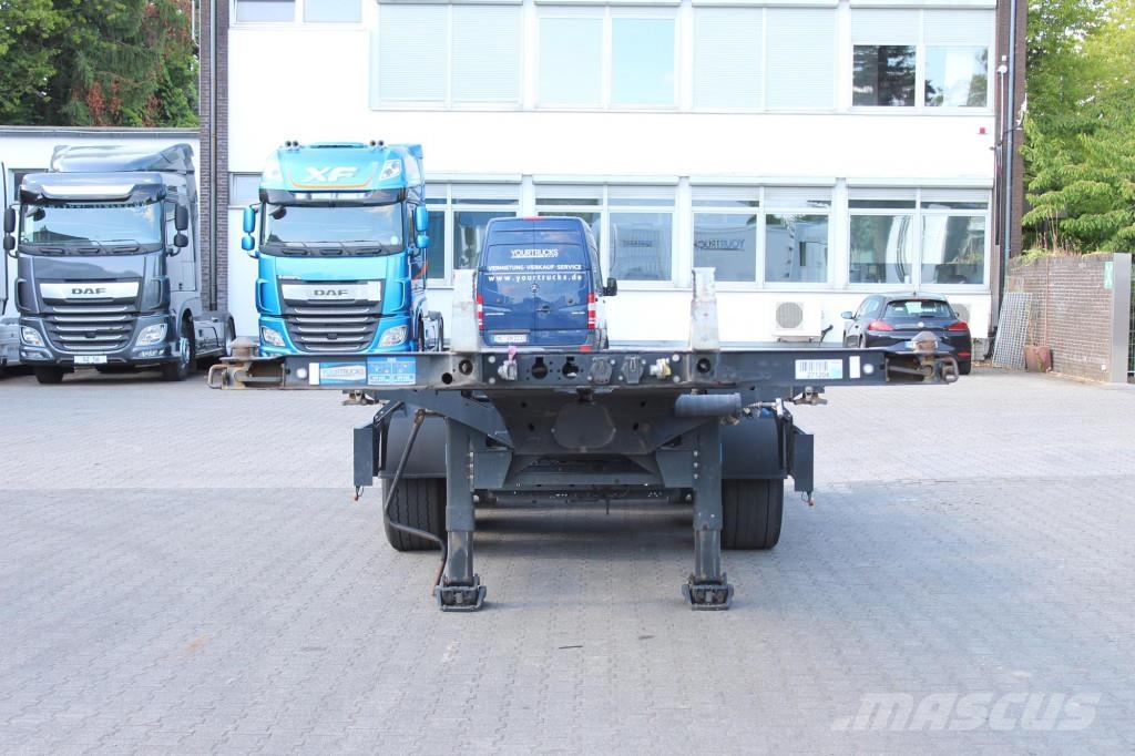 Kögel Multi Container Chassis Port 45 Triplex SAF نصف مقطورة مسطحة منخفضة