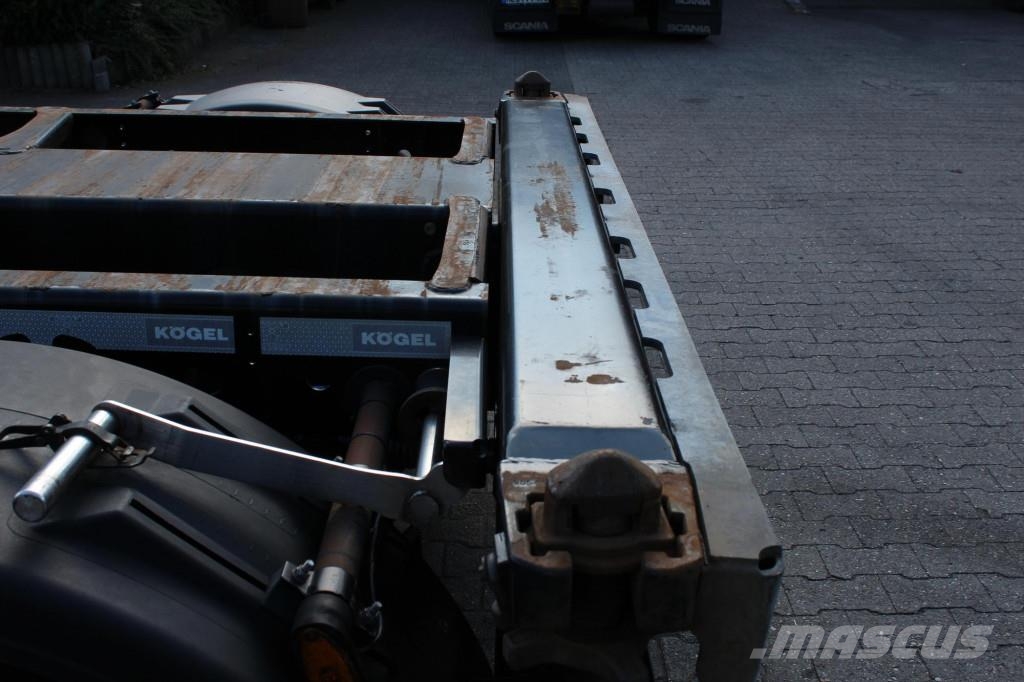 Kögel Multi Container Chassis Port 45 Triplex SAF نصف مقطورة مسطحة منخفضة