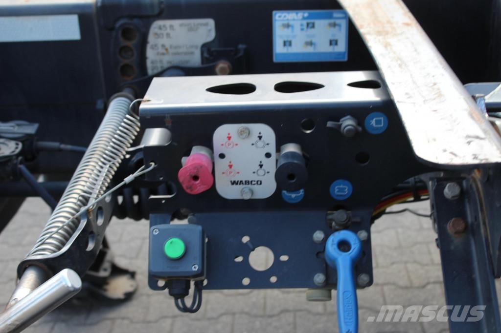 Kögel Multi Container Chassis Port 45 Triplex SAF نصف مقطورة مسطحة منخفضة