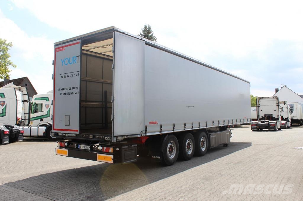 Kögel Plane Edscha Liftachsel SAF Achsen PK COIL Semirremolques de plataformas planas/laterales abatibles