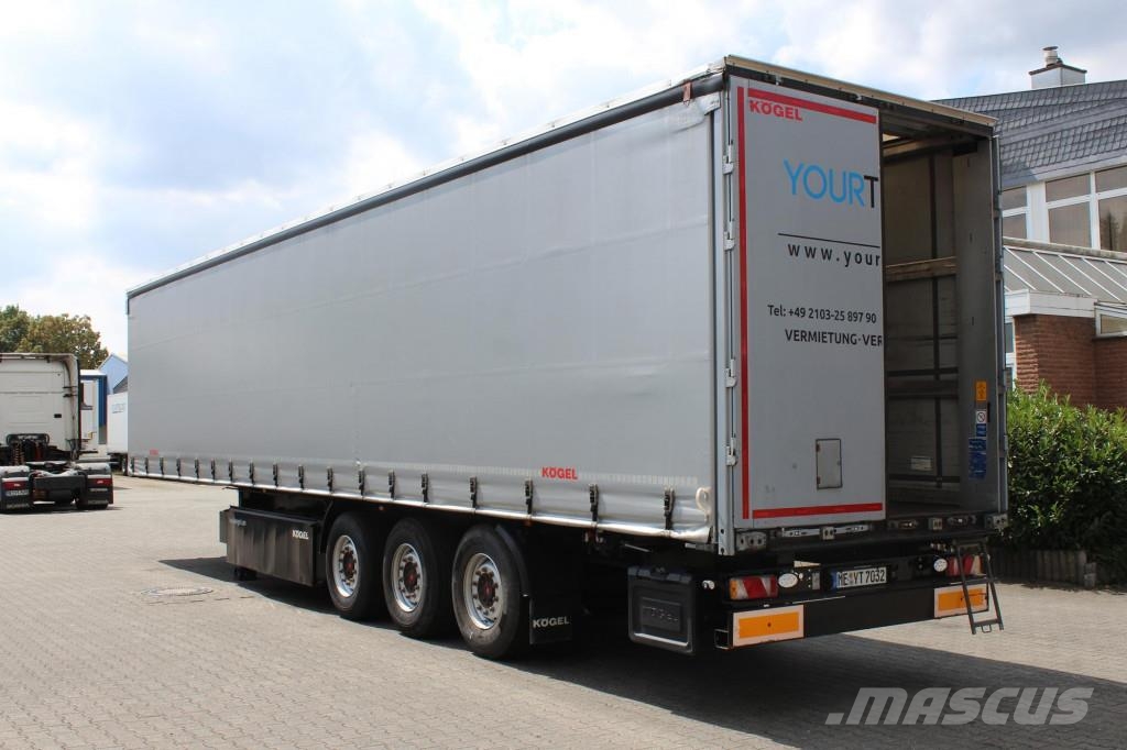 Kögel Plane Edscha Liftachsel SAF Achsen PK COIL Semirremolques de plataformas planas/laterales abatibles
