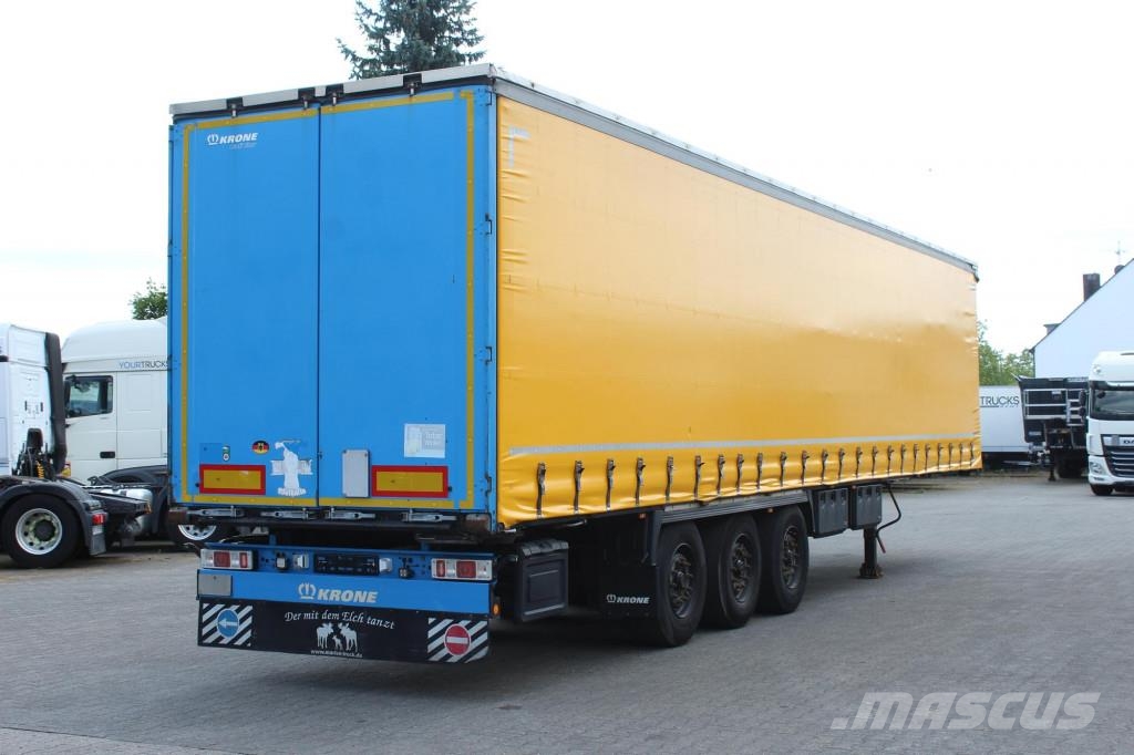 Krone SD Standard Plane 2,73 m Edscha Liftachse نصف مقطورات مسطحة / مفصلية الجوانب