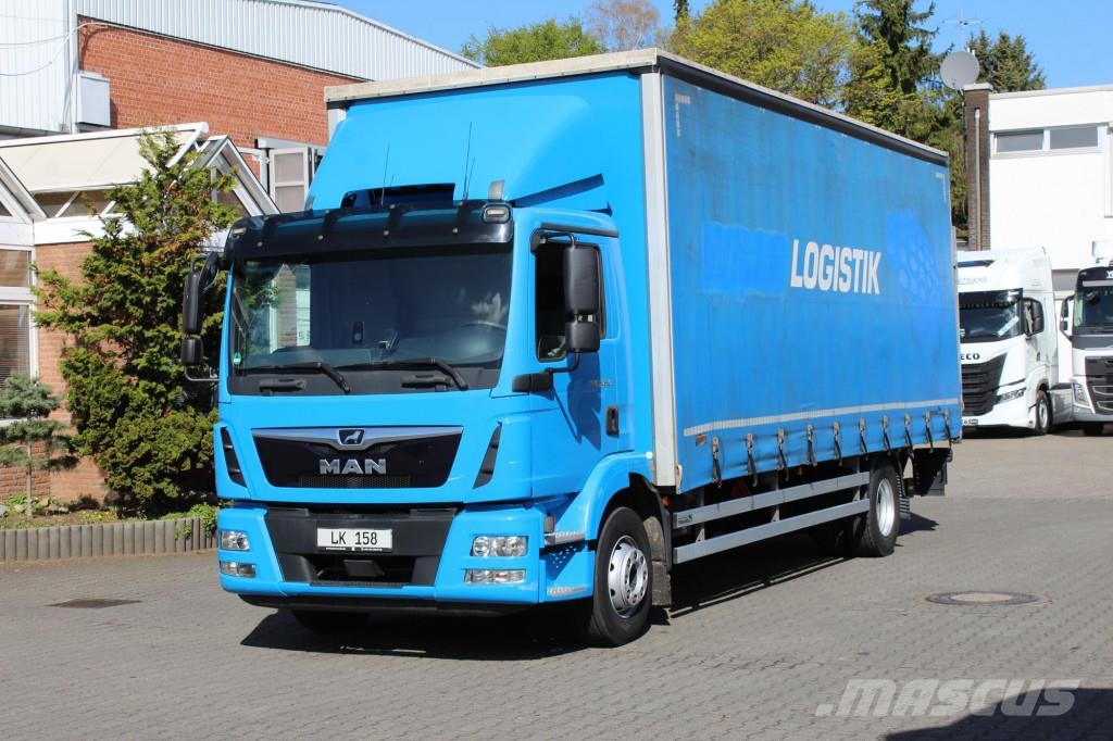 MAN TGM 15.290 E6 Schiebeplane ACC LBW AHK Ciężarówki firanki